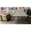 Image 2 : (2) PORTABLE FOLDING TABLES