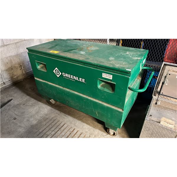 GREENLEE MOBILE STORAGE CHEST: 48"W X 24"D X 35"T