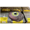 Image 2 : SHELF OF *NEW* KLINGSPOR SM 611W ABRASIVE MOPS: 6"X 1" X 1"