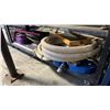 Image 4 : (2) SHELVES OF VEHICLE RAMPS & ASSORTED HOSES