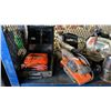 Image 2 : SHELF OF ASSTD. CORDED TOOLS: SANDERS, JIGSAW, CIRCULAR SAW, PLUNGE ROUTER, DRILL BITS & MORE