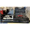 Image 4 : SHELF OF ASSTD. CORDED TOOLS: SANDERS, JIGSAW, CIRCULAR SAW, PLUNGE ROUTER, DRILL BITS & MORE