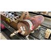 Image 3 : ACETYLENE TANK & WOOD TOOL BOX OF ASSORTED PIPE FITTINGS
