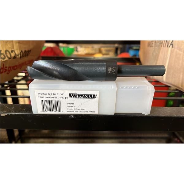 BOX OF *NEW* WESTWARD 31/32" PRENTICE DRILL BITS