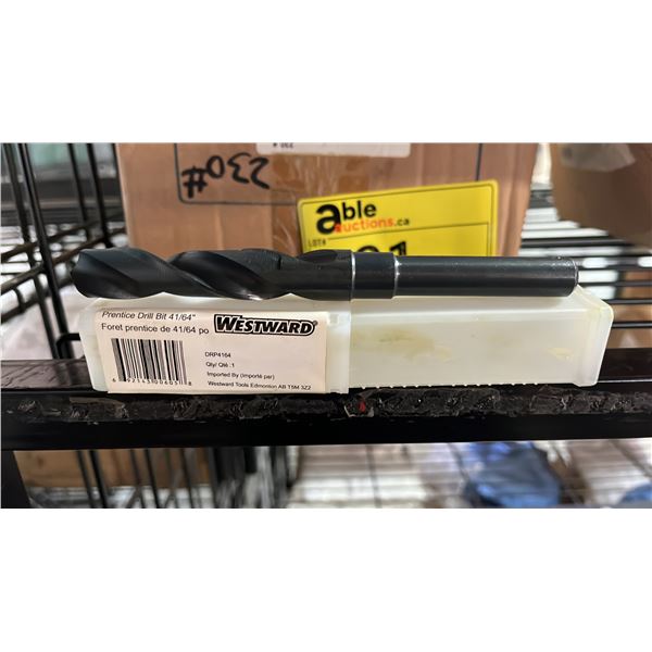BOX OF *NEW* WESTWARD 35/64" PRENTICE DRILL BITS