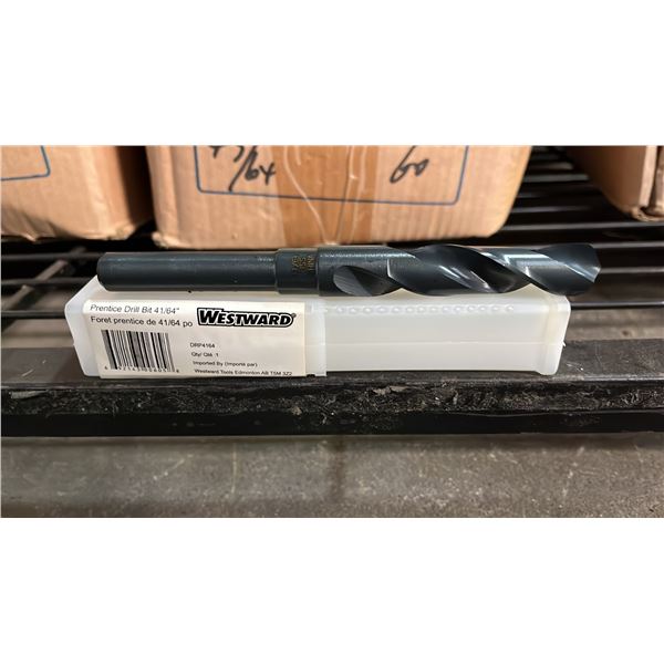 BOX OF *NEW* WESTWARD 41/64" PRENTICE DRILL BITS