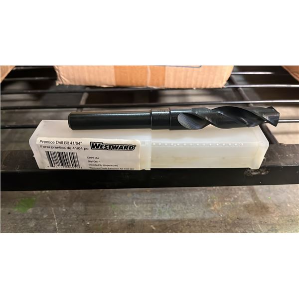 BOX OF *NEW* WESTWARD 41/64" PRENTICE DRILL BITS
