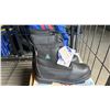 Image 1 : *NEW IN BOX* PAIR OF DAFFO MODE INDUSTRIALS MEN'S DW-908 DK. BROWN STEEL TOE WORK BOOTS: SIZE 11W