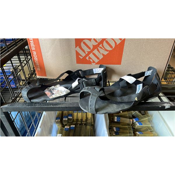 BOX OF *NEW* WINTER WALKING ICE GRIPS CLEATS: APPEARS TO BE ALL SIZE XL