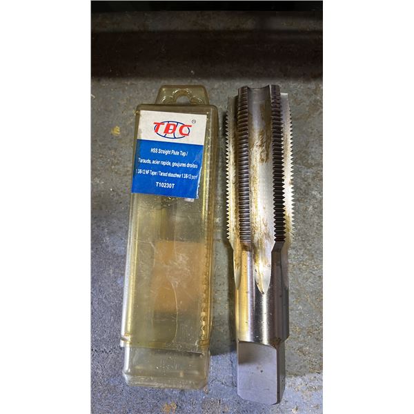 TOTE OF *NEW* TDC HSS STRAIGHT FLUTE TAPS: 1 3/8-12 NF TAPER/T10230T
