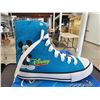 Image 2 : *NEW IN BOX * PAIR OF DISNEY HONG KONG SIZE 36 BLUE HIGH TOP SNEAKERS