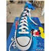 Image 3 : *NEW IN BOX * PAIR OF DISNEY HONG KONG SIZE 36 BLUE HIGH TOP SNEAKERS