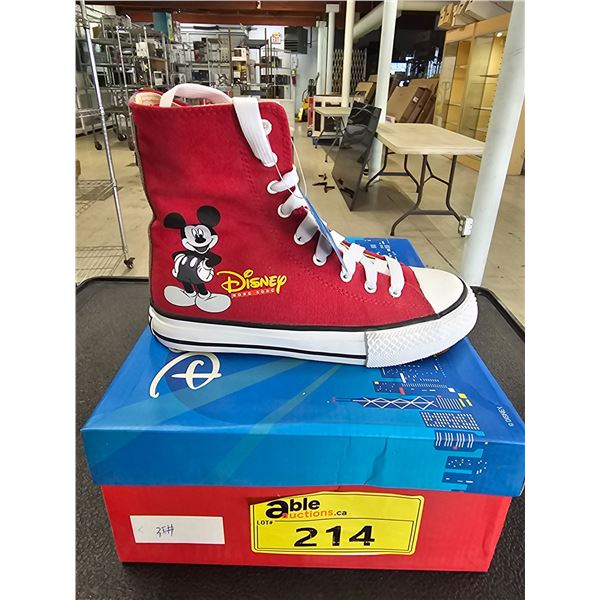 *NEW IN BOX* PAIR OF DISNEY HONG KONG SIZE 35 PINK HIGH TOP SNEAKERS