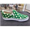 Image 2 : *NEW IN BOX* PAIR OF DISNEY SIZE 37 GREEN WITH CREAM POLKA DOTS "IT'S MICKEY" SNEAKERS