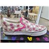 Image 2 : *NEW IN BOX* PAIR OF DISNEY SIZE 36 GREY W/ PINK & WHITE POLKA DOTS "IT'S MICKEY" SNEAKERS