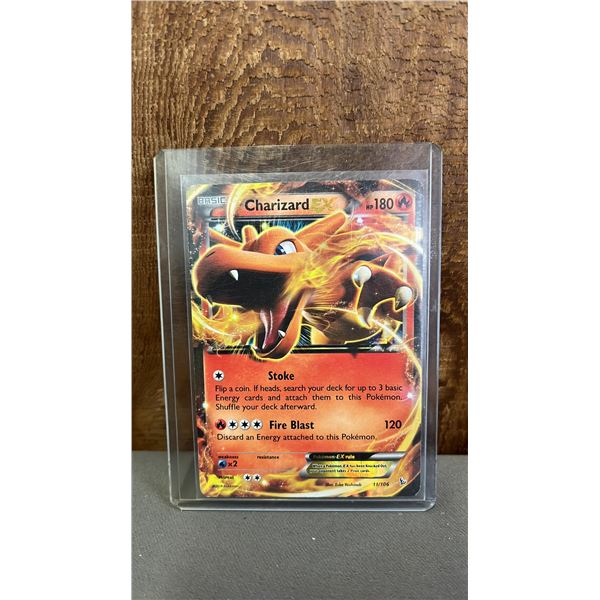 2014 HOLO CHARIZARD EX #11/105 POKEMON CARD