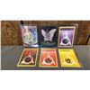 Image 1 : TOPPS 1998 #53 PERSIAN POKEMON CARD, #49 VENEMOTH POKEMON CARD & (4) ORIGINAL RELEASE ENERGY