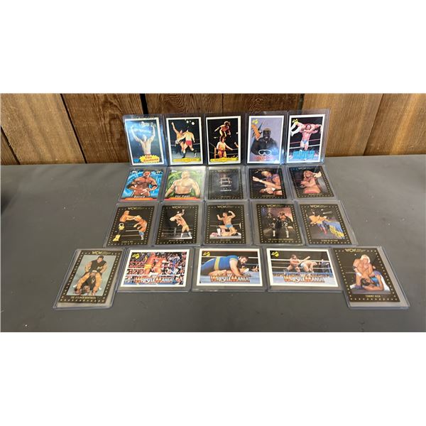 (20) ASSORTED WRESTLING COLLECTIBLE CARDS