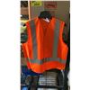 Image 1 : BOX OF *NEW* CONDOR ORANGE REFLECTIVE VESTS: SIZE S