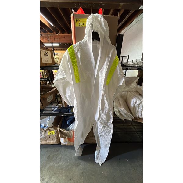 BOX OF *NEW* BIG K PROTECTIVE CLOTHING CO. DISPOSABLE COVERALLS: SIZE L