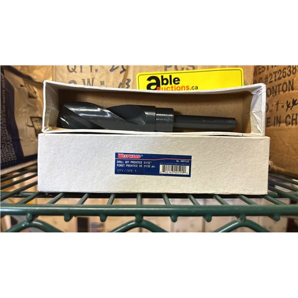 BOX OF *NEW* WESTWARD 31/32" PRENTICE DRILL BITS