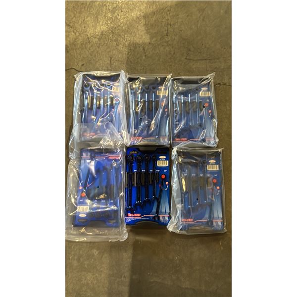 BOX OF *NEW* WESTWARD 5 PIECE SAE RATCHETING WRENCH SETS