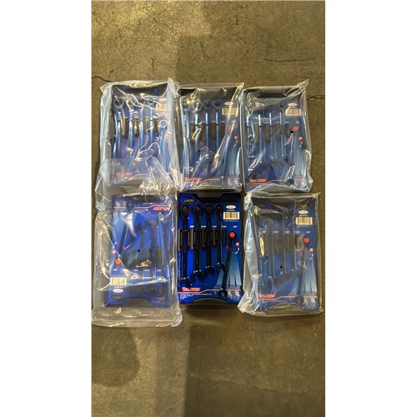 BOX OF *NEW* WESTWARD 5 PIECE SAE RATCHETING WRENCH SETS