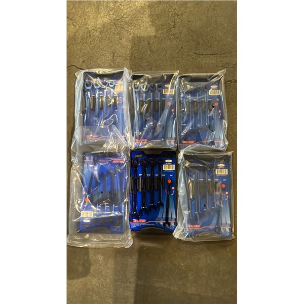 BOX OF *NEW* WESTWARD 5 PIECE SAE RATCHETING WRENCH SETS