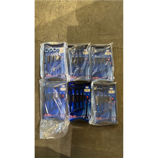 BOX OF *NEW* WESTWARD 5 PIECE SAE RATCHETING WRENCH SETS