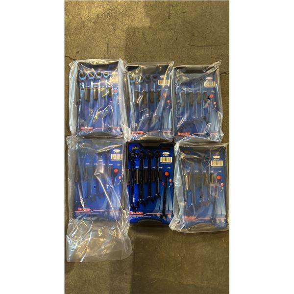 BOX OF *NEW* WESTWARD 5 PIECE SAE RATCHETING WRENCH SETS