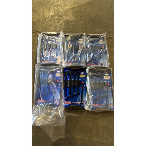 BOX OF *NEW* WESTWARD 5 PIECE SAE RATCHETING WRENCH SETS