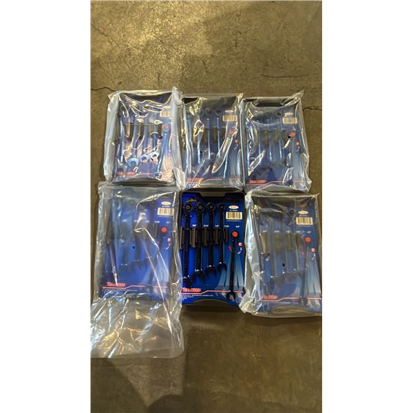 BOX OF *NEW* WESTWARD 5 PIECE SAE RATCHETING WRENCH SETS