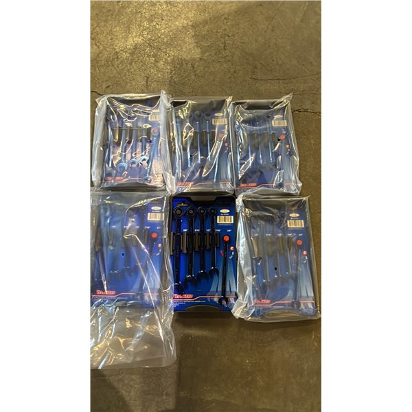 BOX OF *NEW* WESTWARD 5 PIECE SAE RATCHETING WRENCH SETS