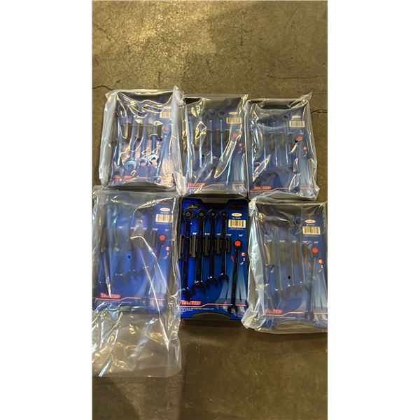 BOX OF *NEW* WESTWARD 5 PIECE SAE RATCHETING WRENCH SETS