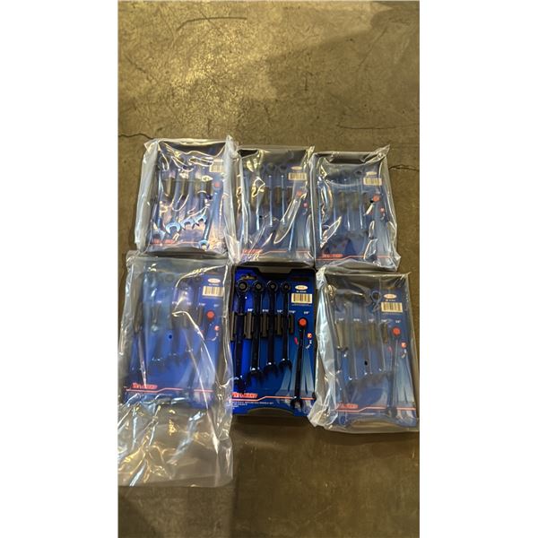 BOX OF *NEW* WESTWARD 5 PIECE SAE RATCHETING WRENCH SETS
