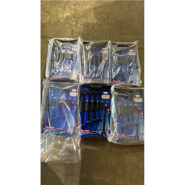 BOX OF *NEW* WESTWARD 5 PIECE SAE RATCHETING WRENCH SETS