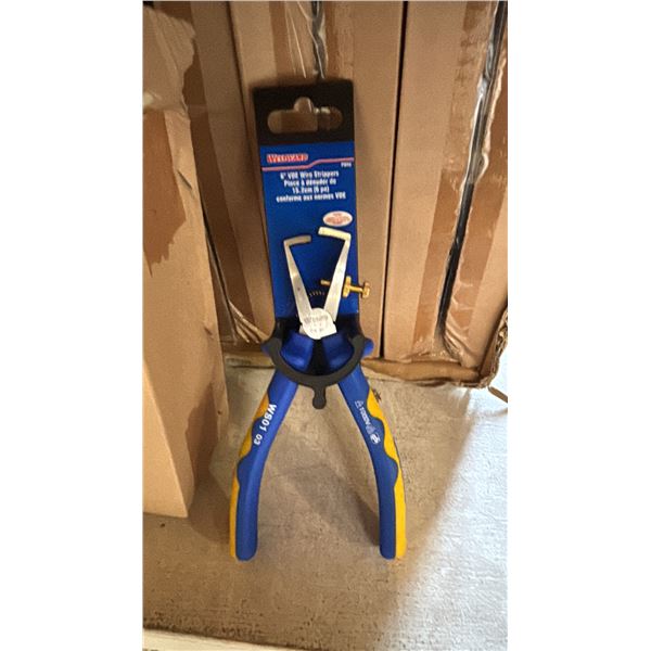CASE OF *NEW* WESTWARD 6" VDE WIRE STRIPPERS: WS01-03