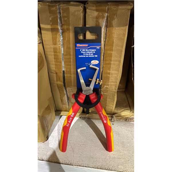 CASE OF *NEW* WESTWARD 6" WIRE STRIPPERS: WS-01V 13