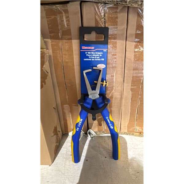 CASE OF *NEW* WESTWARD 6" VDE WIRE STRIPPERS: WS01-03