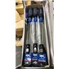 Image 2 : (3) BOXES OF *NEW* WESTWARD 8" SHANK 3/8" SLOTTED SCREWDRIVERS