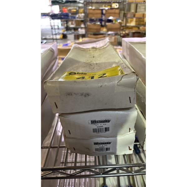 (3) BOXES OF *NEW* WESTWARD 8" SHANK 3/8" SLOTTED SCREWDRIVERS