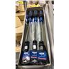 Image 2 : (3) BOXES OF *NEW* WESTWARD 8" SHANK 3/8" SLOTTED SCREWDRIVERS