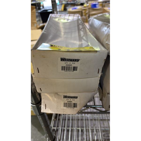 (3) BOXES OF *NEW* WESTWARD 8" SHANK 3/8" SLOTTED SCREWDRIVERS
