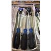 Image 2 : (3) BOXES OF *NEW* WESTWARD 8" SHANK 3/8" SLOTTED SCREWDRIVERS