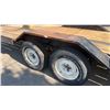 Image 5 : FLAT DECK TRAILER, NO REGISTRATION, MUST TOW, 17' 6" X 7' 9", 21' 6" TOTAL LENGTH WITH 2" BALL HITCH