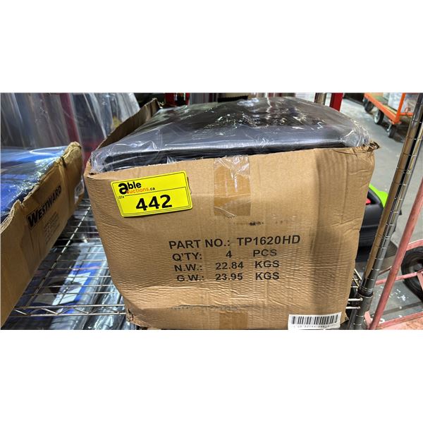 BOX OF *NEW* WESTWARD 16' X 20' INDUSTRIAL TARPS