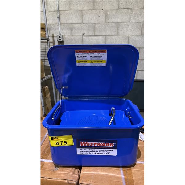 *NEW* WESTWARD 3-1/2 GALLON (13L) PARTS WASHER *DISPLAY*