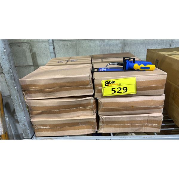 (12) BOXES OF *NEW* WESTWARD 6" VDE BENT LONG NOSE PLIERS
