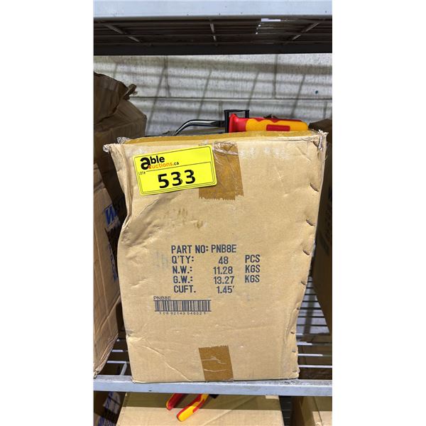 CASE OF *NEW* WESTWARD 6" VDE BENT LONG NOSE PLIERS
