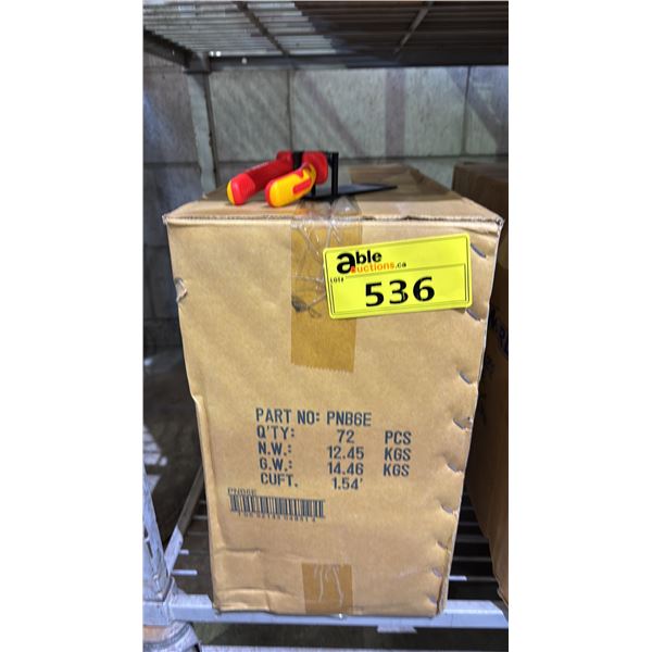 CASE OF *NEW* WESTWARD 6" VDE BENT LONG NOSE PLIERS
